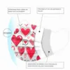 50PCS Valentine's Day Women Mouth Masks Disposable Mask Adult 3-Layer Cartoon Heart 3-layer Mascarillas Quirurgicas Homologadas 6