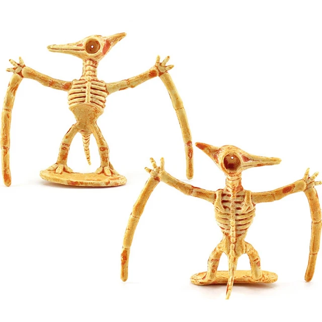 12Pcs Realistic Dinosaur Skeleton Mini Figurine Model Animal Replica Table Cake Topper Room Decor Boutique Collection H055 3