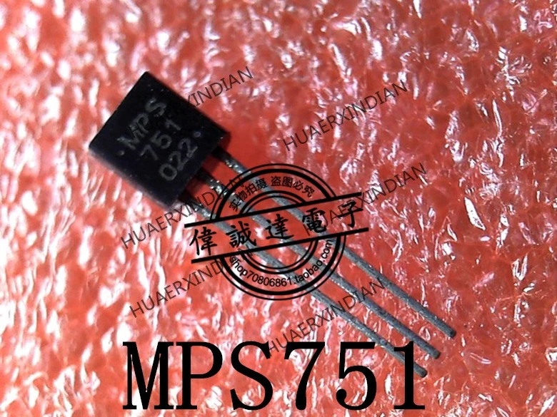 

1Pieces new Original MPS751ZL1G MPS751G MPS751 TO-92 In stock real picture