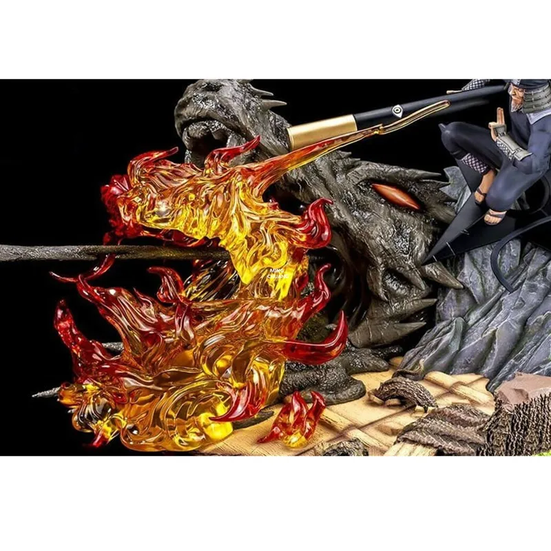 1" Аниме Наруто статуя Sarutobi Hiruzen бюст Hokage полная длина портрет Earth Ridge GK фигурка игрушка коробка 39 см V800
