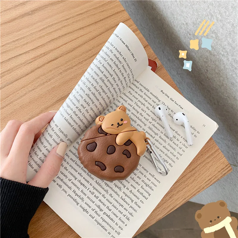 Kawaii Chocolate Chip Earphone Protective Case