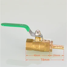 DN15/DN20 латунный шаровой клапан со стоячим износу и разрывом, экономит пространство, шланговый клапан, переключатель, коннектор, шаровая проверка, внутренняя резьба/внешняя резьба