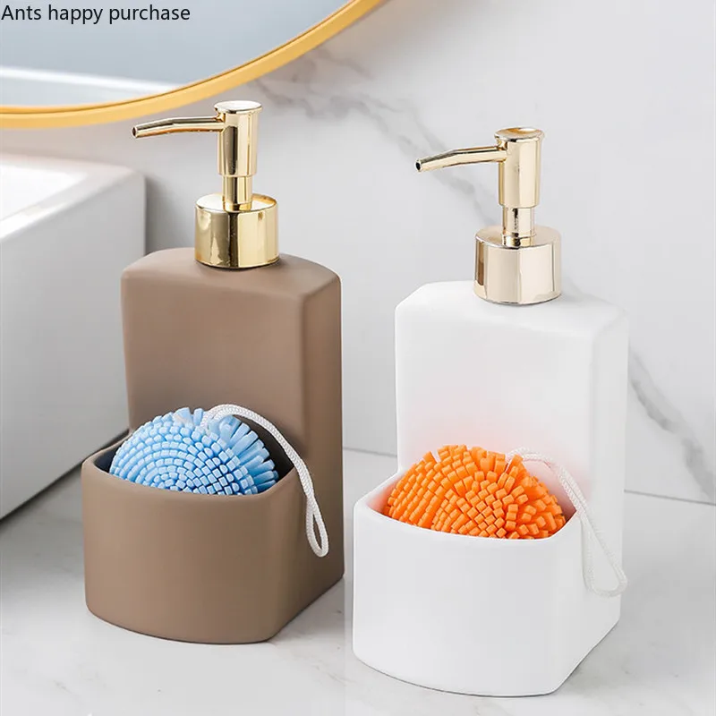 Resin Lotion Bottle Home Hand Sanitizer Bottle Multifunctional Soap  Dispenser Tray Storage Rack Shampoo Bottles Bath Gel Bottles - AliExpress