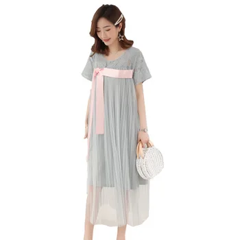 

Pregnancy Dress Photography Maxi Gown Maternity Dresses For Photo Shoot Lace Clothes For Pregnant Women Dress Vestidos Shooting