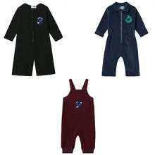 Новинка года; сезон осень-зима; стильная детская одежда для мужчин и женщин; Одежда для маленьких детей; флисовая одежда на подтяжках с отворотами