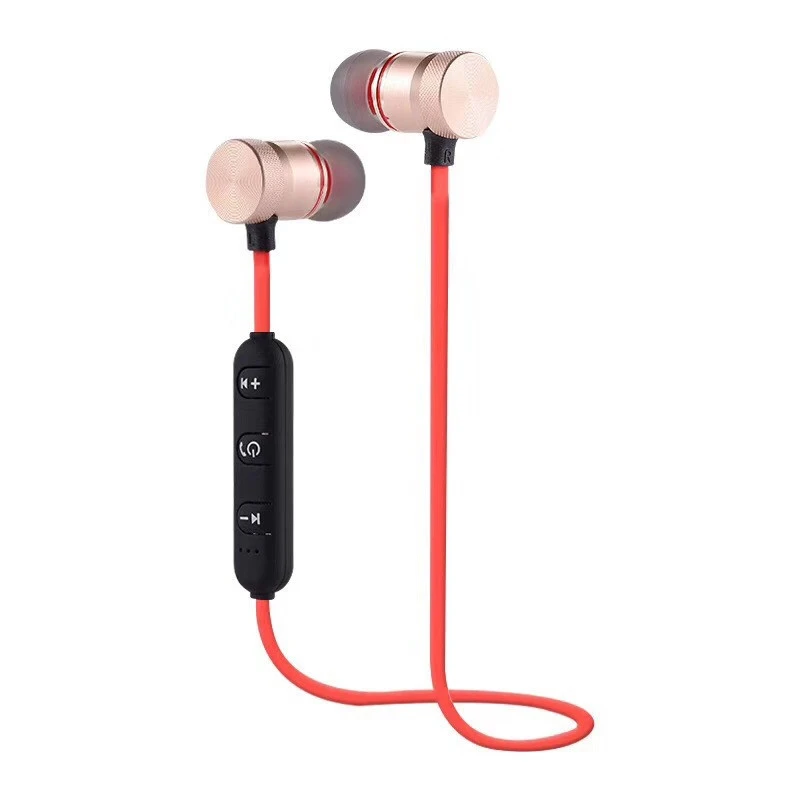 E2 Беспроводной шейным линии управлением Bluetooth наушники с микрофоном и регулятором громкости для наушников