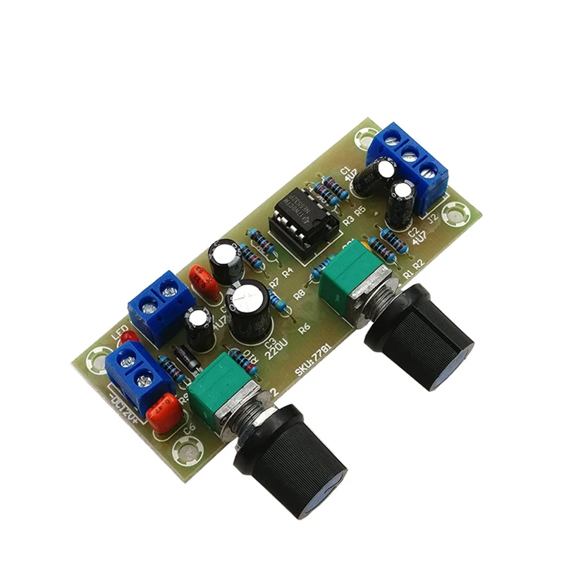 

NE5532 DC 10-24V subwoofer Pre-Amplifier Board Preamplifier single power low-pass filter board Module Board