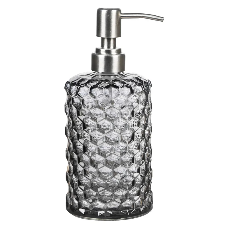 500ml Nordic Glass Hand liquid Soap Dispenser Pump Shampoo Bottle Shower Gel Storage Box Kitchen Sink Bathroom Accessories Set A 500ml Nordic Glass Hand liquid Soap Dispenser Pump Shampoo Bottle Shower Gel Storage Box Kitchen Sink Bathroom Accessories Set A