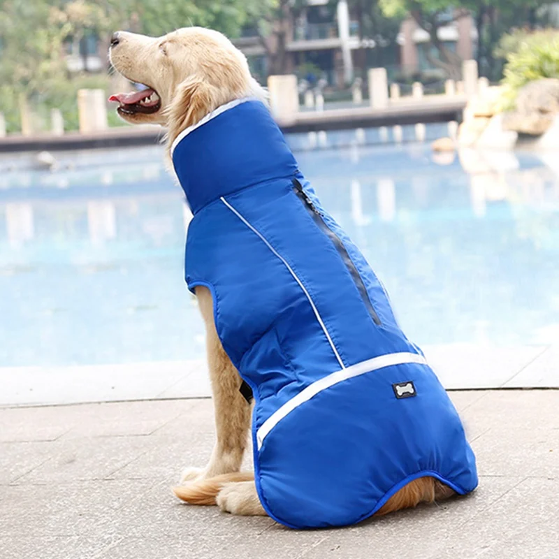 Pet дождевик для маленьких собак водонепроницаемая одежда для больших собак уличное пальто дождевик светоотражающий щенок большой Попона для собаки