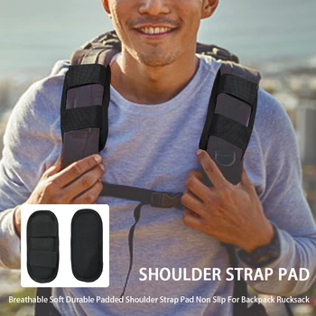 

Breathable Soft Durable Pack Nonslip Shoulder Strap Pad Rubber Pad for Backpack Straps Rucksack