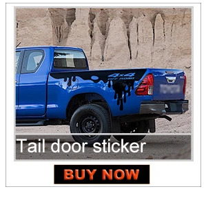 fit for TOYOTA HILUX revo or vigo 2015 2016 2017 2018 2019 car decals back door dirty marks graphic Vinyl cool car stickers fit for TOYOTA HILUX revo or vigo 2015 2016 2017 2018 2019 car decals back door dirty marks graphic Vinyl cool car stickers