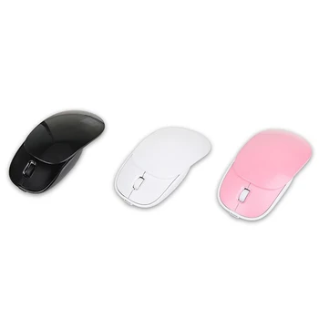 

Wireless Rechargeable Mouse Ultra-Thin Design Notebook Business Office Accessories Slider Optical Gaming Mouse Plastic