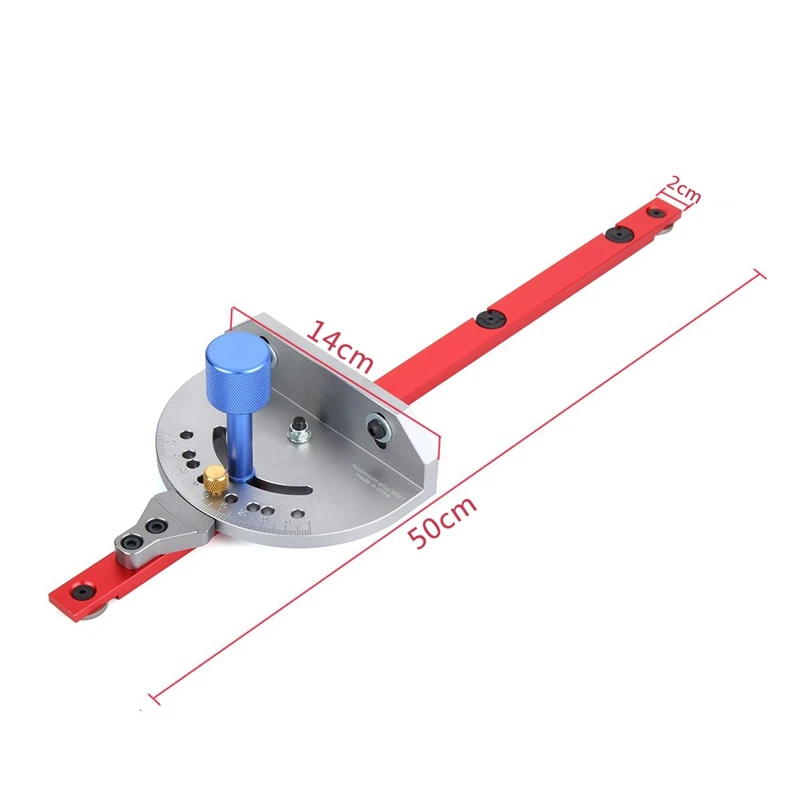 1Pcs Miter Gauge Wood Working Tool For Bandsaw Table Saw Router Angle Miter Gauge Guide Fence Woodworking Machinery Parts