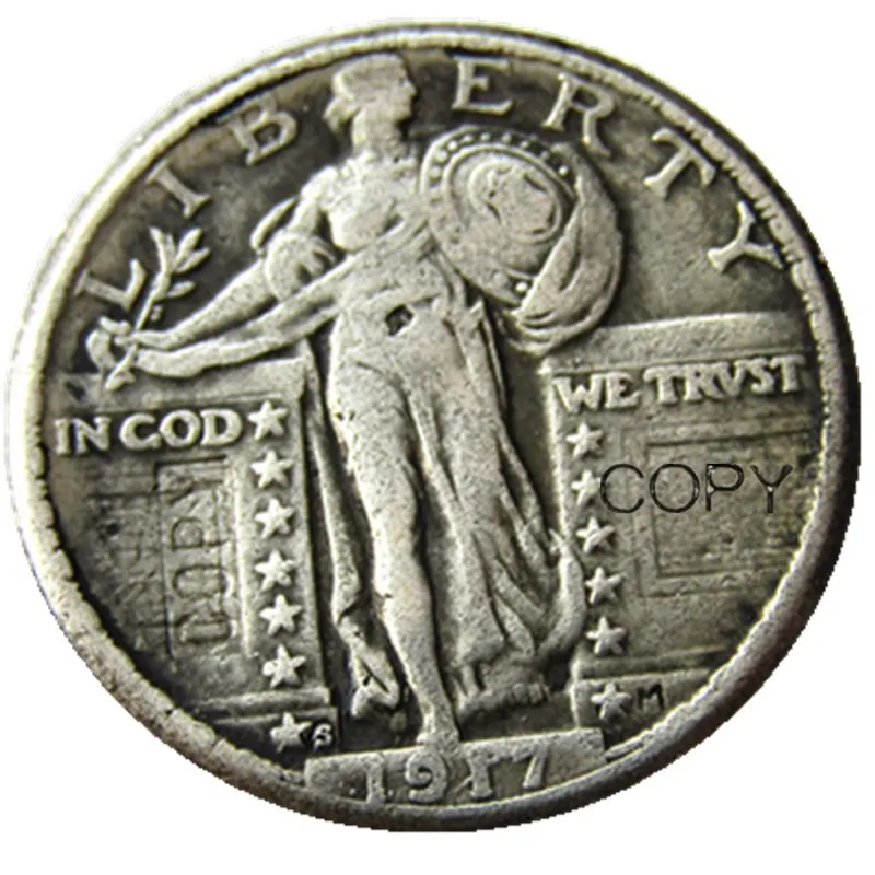 

US A set of(1917-1924)-P-S 9pcs Standing Liberty Quarter Copy Decorative Coin