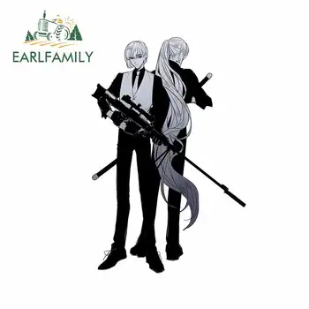 

EARLFAMILY 13cm x 8.7cm for Khun Aguero Agnis Car Stickers Anime Occlusion Scratch Decal Windshield Refrigerator Car Styling