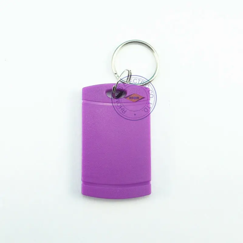 50 шт. T5567/T557 7/T5557 Programabl e 125 кГц RFID метки брелки для ключей - Цвет: purple