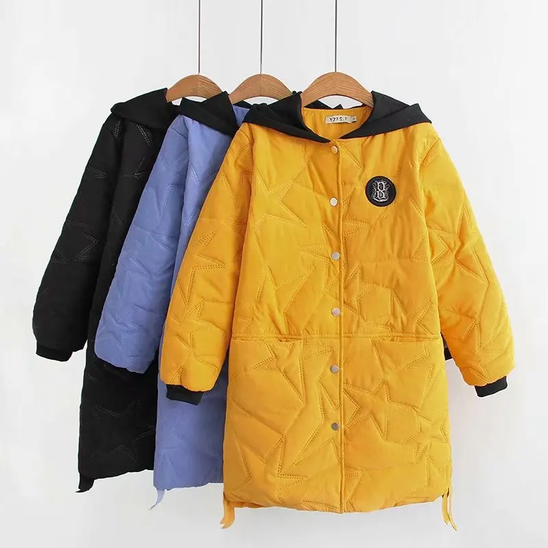 Повседневные парки размера плюс Осень зима 2019 женская одежда модные Свободные