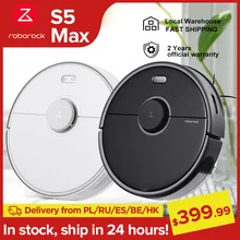 Roborock S5 max robotlu süpürge islak kuru Mop süpürme toz Sterilize akıllı planlanan yıkama paspas yükseltme ev S50 S55