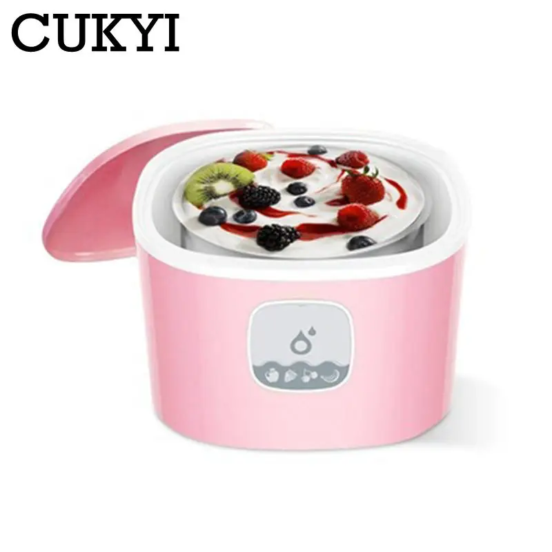 CUKYI Automatic Electric Yogurt Maker Machine 5 glass jars Multifunction Kitchen Make Healthy Yogurt