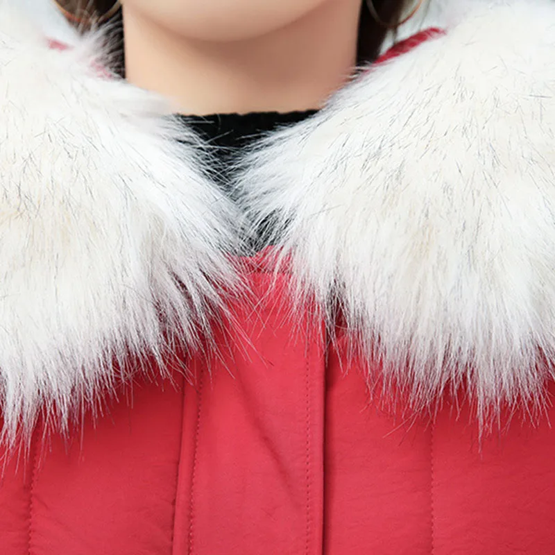 2020 Winter New Women Coats Loose Parkas Female Cotton Hooded Warm Women Jackets Coat Casual Female Coat CDR2371 (2)