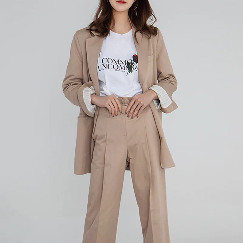 

[Xi yue] Designer Origional WOMEN'S Dress 2019 Autumn New Style Big Brand Shoulder Pad Loose-Fit Casual Suit Jacket Women's