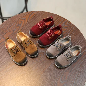 

Spring Children Casual Loafers Leather Shoes Girls Boys Loafer Moccasins Dance Shoes School Outdoor Fashion Kids Wedding Shoes