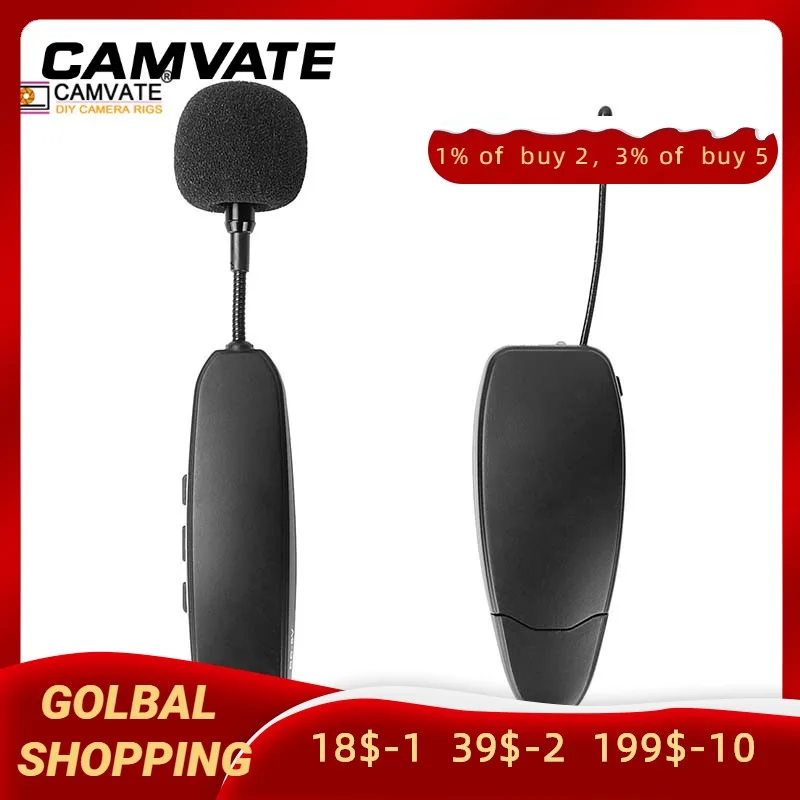 Беспроводной микрофон CAMVATE UHF гарнитура с лацканом петличный W для живых шоу и