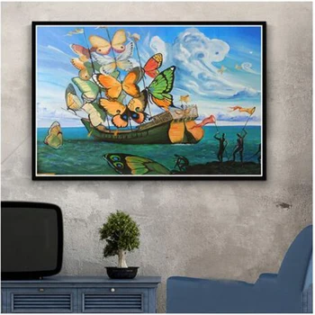 

5D DIY Diamond Painting Psychedelic Salvador Dali Full Square/Round Diamond mosaic Embroidery Cross Stitch Home Decor WG1904