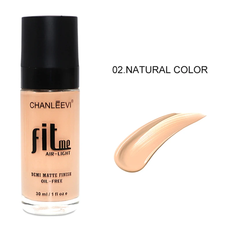 Matte Foundation Liquid Long-lasting Moisturizing Cover Blemishes Even Skin Color Liquid Foundation