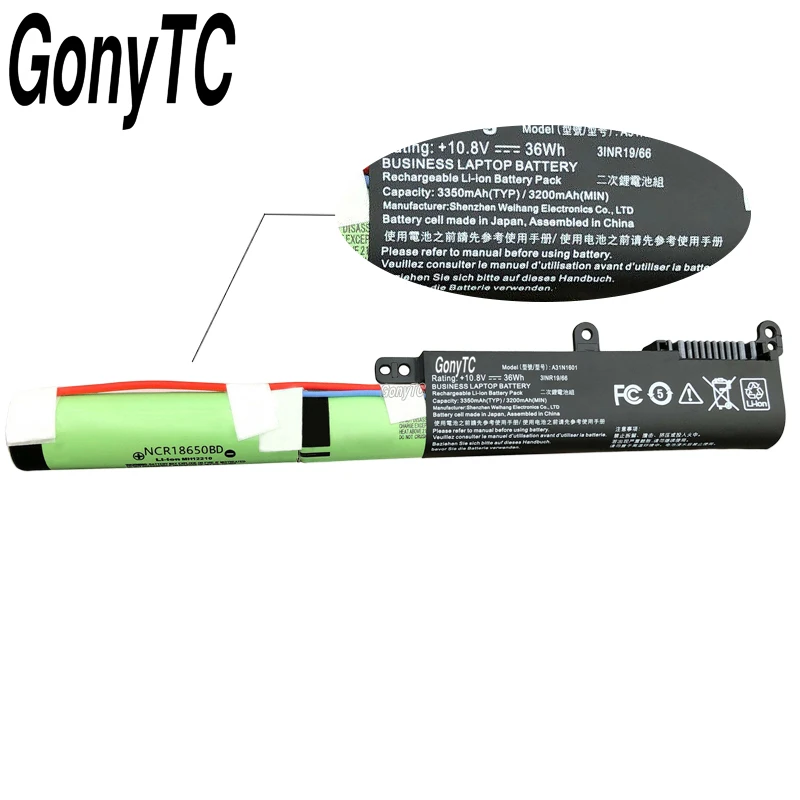 GONYTC A31N1601 0B110 00440100 Аккумулятор для ноутбука ASUS VivoBook Max X541N X541S X541SC X541U