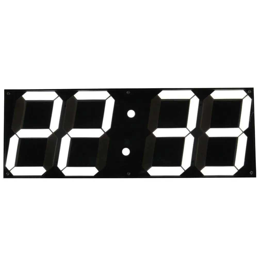 

Remote Control Countdown Timer Stopwatch Green LED Digits Large LED Wall Clock with Calendar Temperature Display
