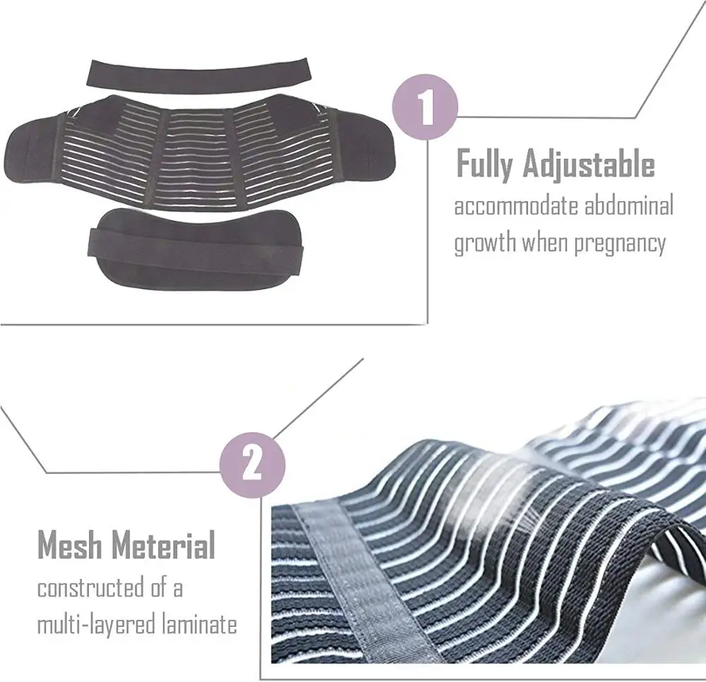 Maternity Support Band M-3XL Women Maternity Belt Waist Care Abdomen Support Brace Protector Support Belly Band Back Clothes Adjustable Mujer Pregnancy