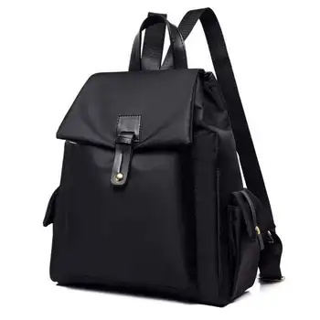 

Female Designer Student Black Fashion School Backpacks For Teenagers Sac A Dos Backpack Waterproof Schoolbag