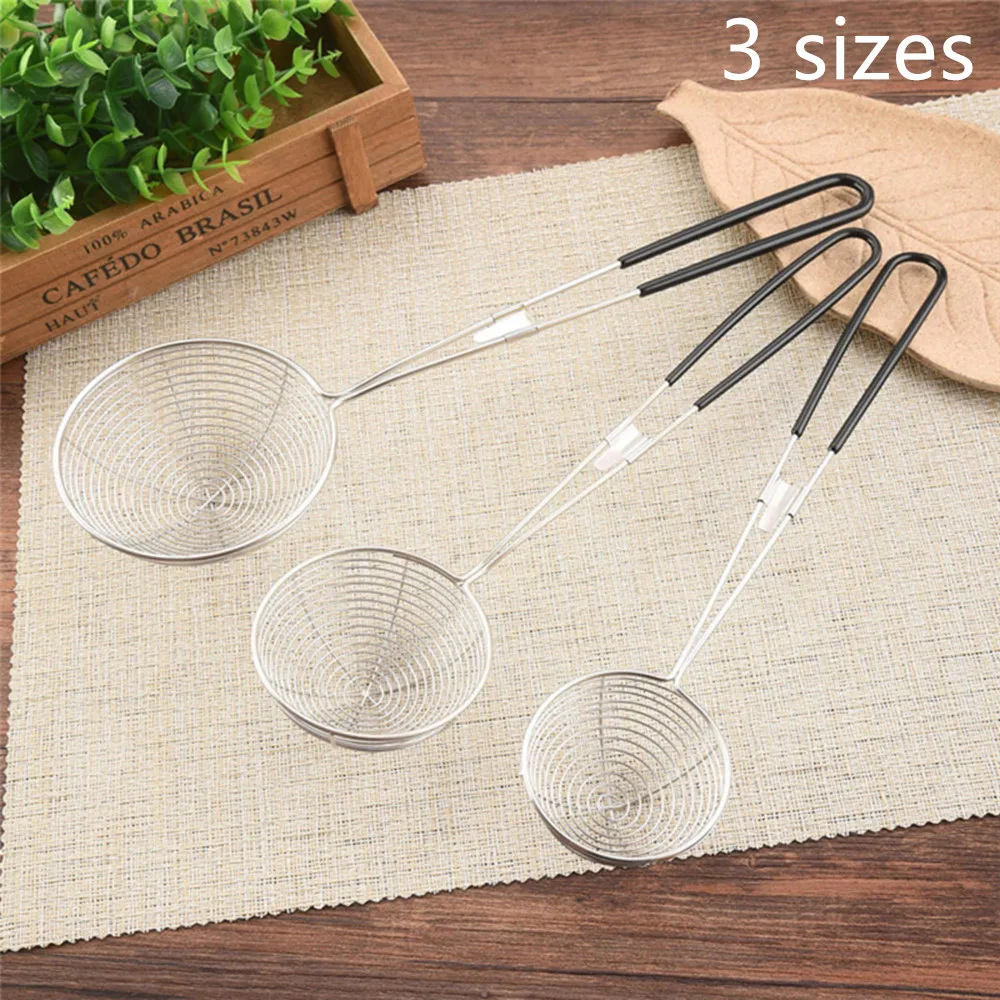 Spider Skimmer Strainer Ladle Deep Frying Chinese Spoon Stainless