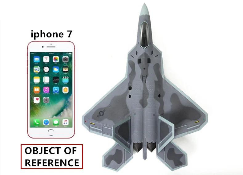 Terebo 1: 72 модель самолета F-22 истребитель моделирование готовые украшения Военная Модель самолета Модель Коллекция подарков