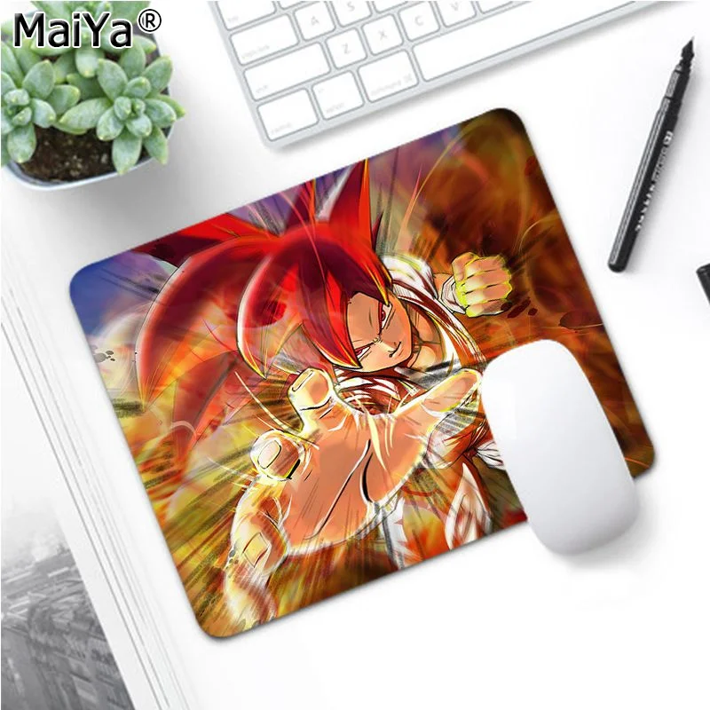 Not Lock Edge18x22cm Maiya New Design Dragon Ball z Goku Dragon Ball Durable Rubber Mouse Mat Pad Free Shipping Large Mouse Pad Keyboards Mat - Цвет: Not Lock Edge18x22cm