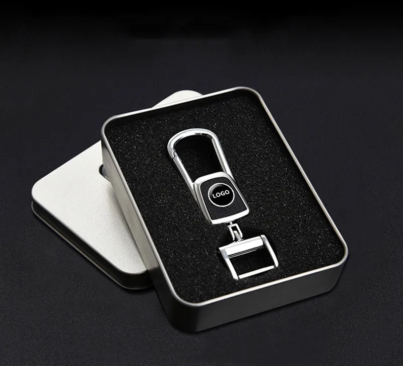 Усовершенствованный Автомобильный логотип кольцо для ключей брелок 3D автомобильный логотип брелок для ключей аксессуары подарок для мужчин и женщин прочный