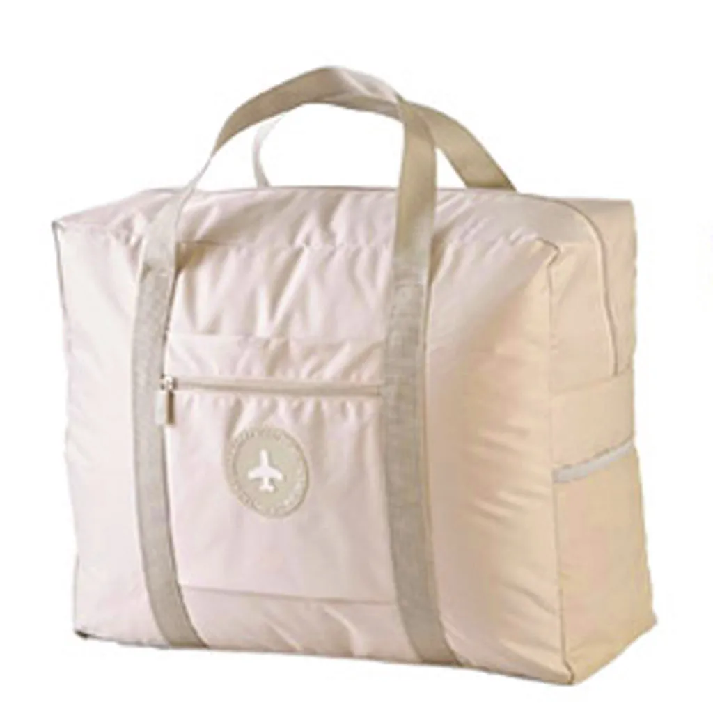 OCARDIAN вместительные складные дорожные сумки для мужчин, водонепроницаемая плотная сумка из ткани Оксфорд, вместительная сумка для путешествий - Цвет: Beige