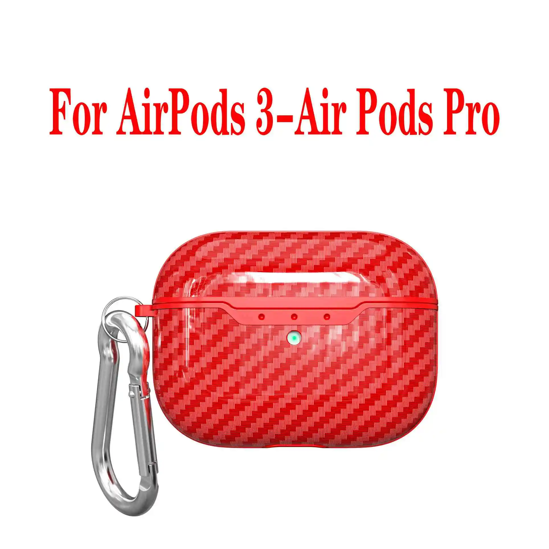 P for AirPods Pro 3 Для AirPods Pro 3 чехол Роскошная кожа личи/углеродное волокно силиконовый защитный чехол для Airpods 2 AirPods 3 Bluetooth чехол для наушников - Цвет: P for AirPods Pro 3