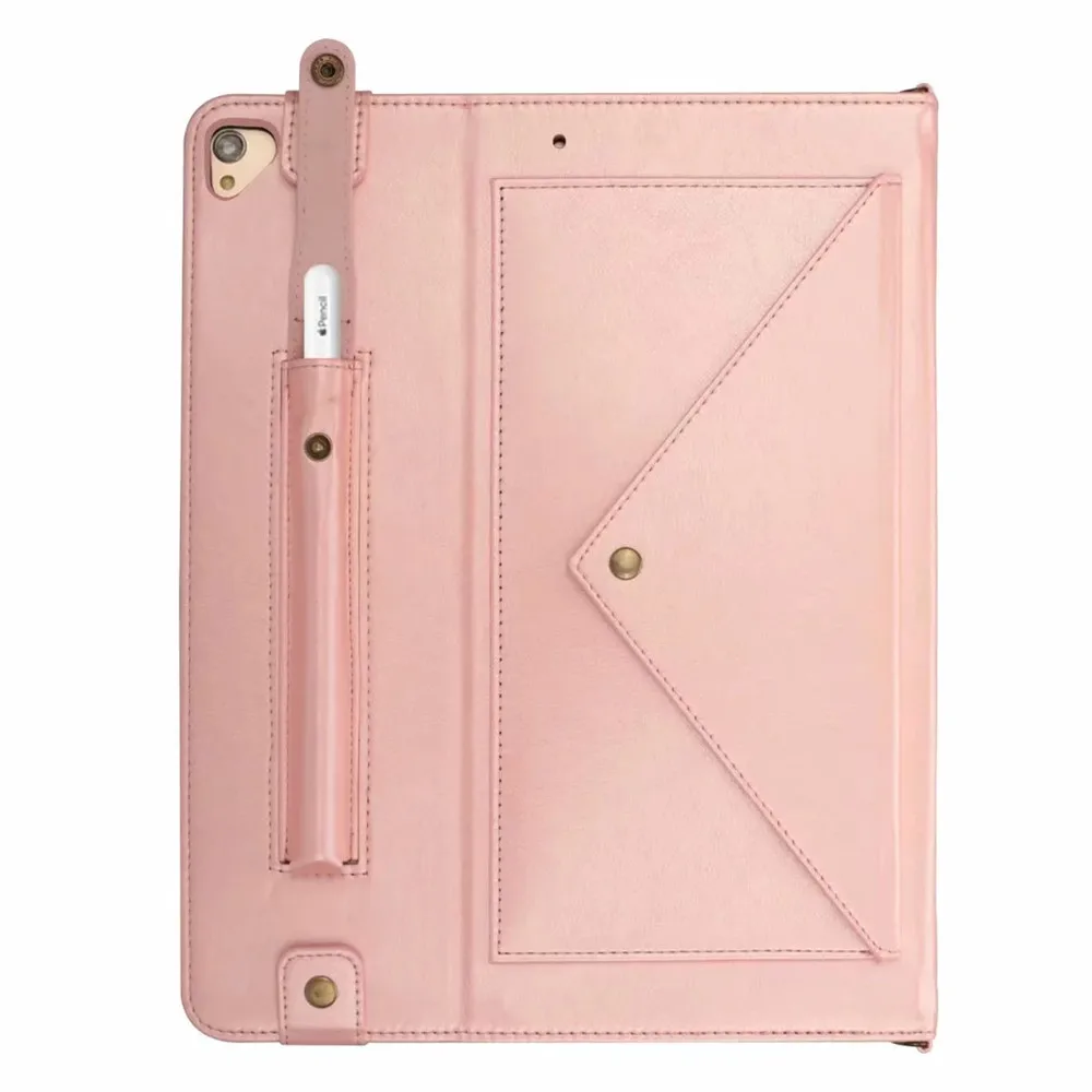 Высококачественный чехол-подставка из искусственной кожи для Apple iPad Pro 12,9 дюймов защитный чехол с держателем для карандашей+ пленка