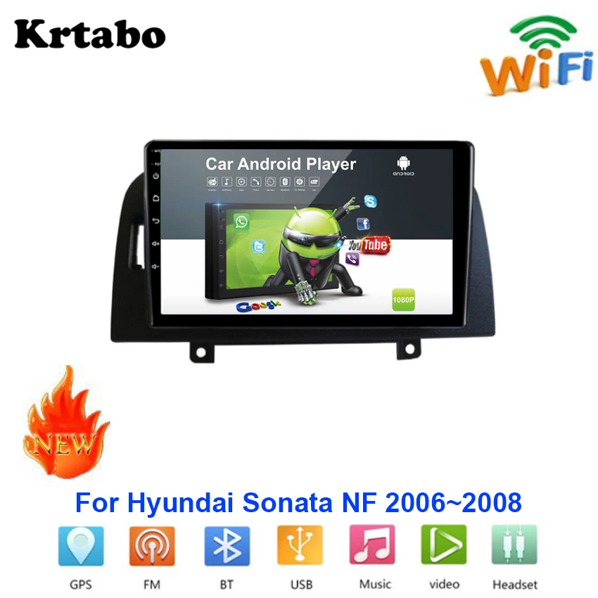 Автомобильный Радио Android мультимедийный плеер для Hyundai Sonata NF 2006 ~ 2008 автомобильный