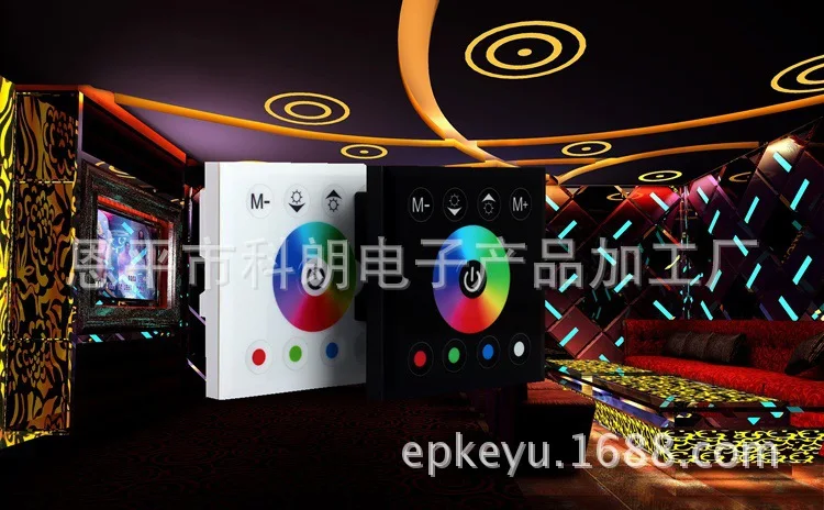 Высокая Давление AC110V 220V макет сенсорный RGB проблесковый маяк светодиодный контроллер 86 Тип сенсорный контроллер