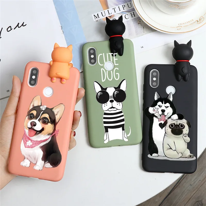 3D Симпатичные животные чехол Подарок для Xiaomi редми Примечание 8 8Т 7 5 Pro 7S S2 У2 Mi A3 A1