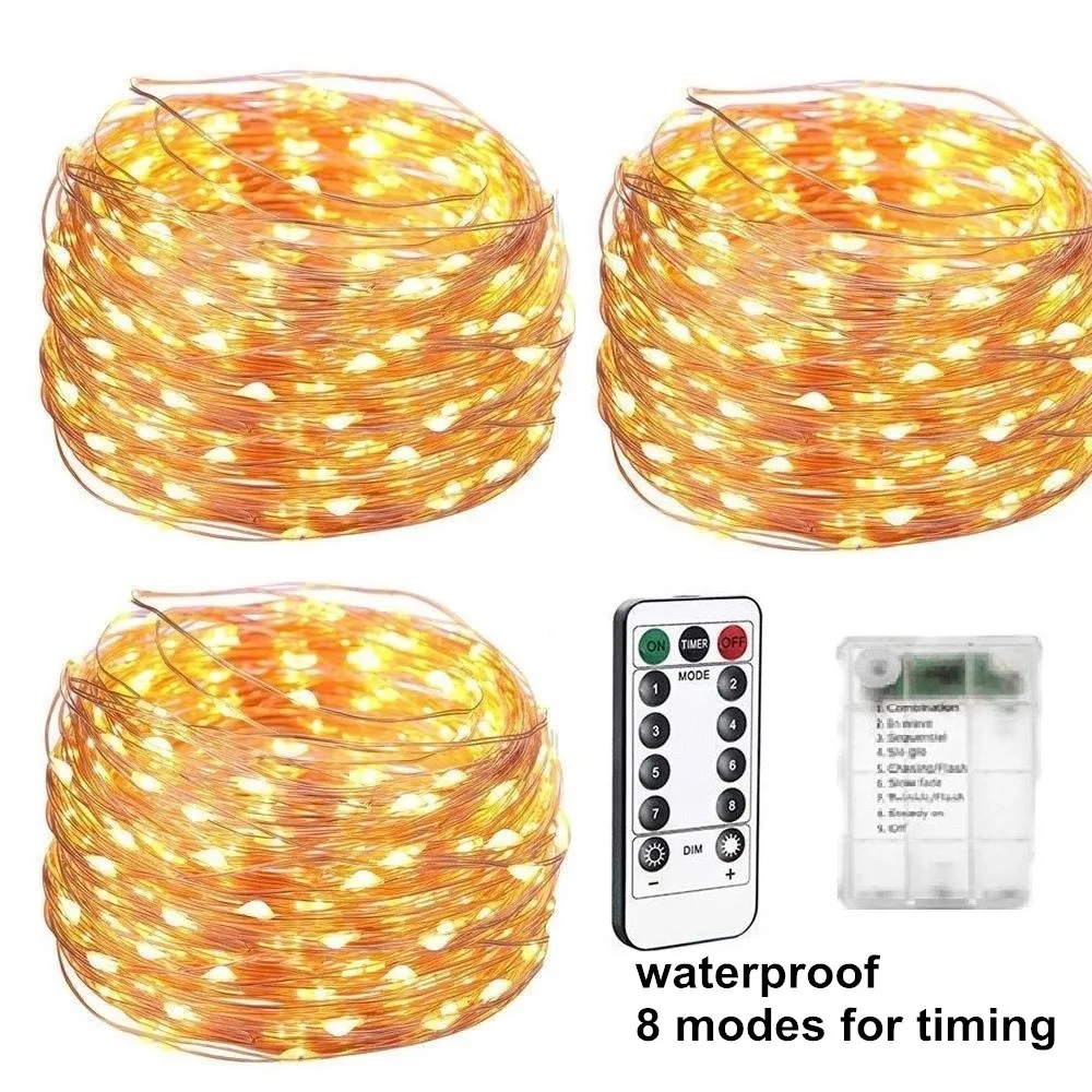 Светодиодная гирлянда с питанием от батарейки