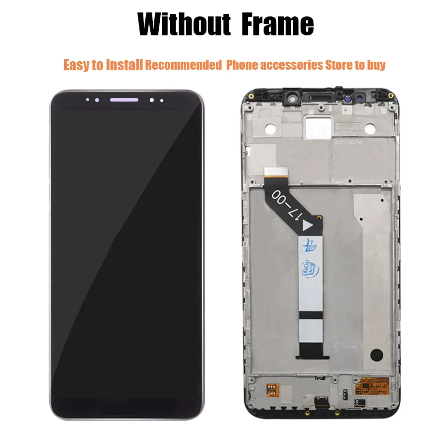 PINZHENG AAAA Original LCD For Xiaomi Redmi 5 Plus Display Touch Screen Digitizer Replacement For Xiaomi 4