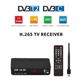 

DVB T2 HEVC 265 Digital TV Receiver H265 FTA DVB-C TV Tuner Decoder H.264 DVB-T2 Full HD H.265 DVBT2 Set-top Box Youtube IPTV