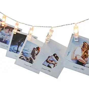 

1m 2m 3m 4m 6m Photo Clip lamp LED String lights Battery or USB DC 5V Christmas Holiday Party Wedding Decoration Fairy lights