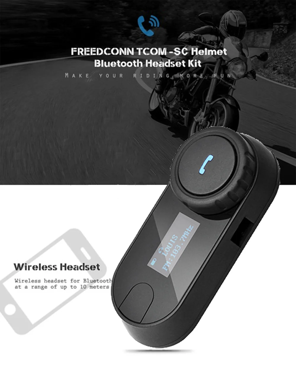 QPLOVE 2 шт Freedconn tcom sc шлем гарнитура мотоцикл bluetooth домофон с ЖК-экраном мягкий микрофон 800 м расстояние разговора