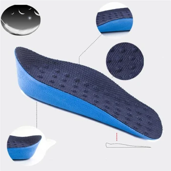 

New wear in the socks invisible heightening insole PU foam plastic half pad raised