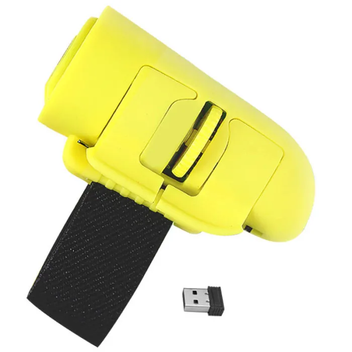 Горячая мини пальчиковая мышь Беспроводная связь USB оптическое кольцо-Мышка для портативных ПК